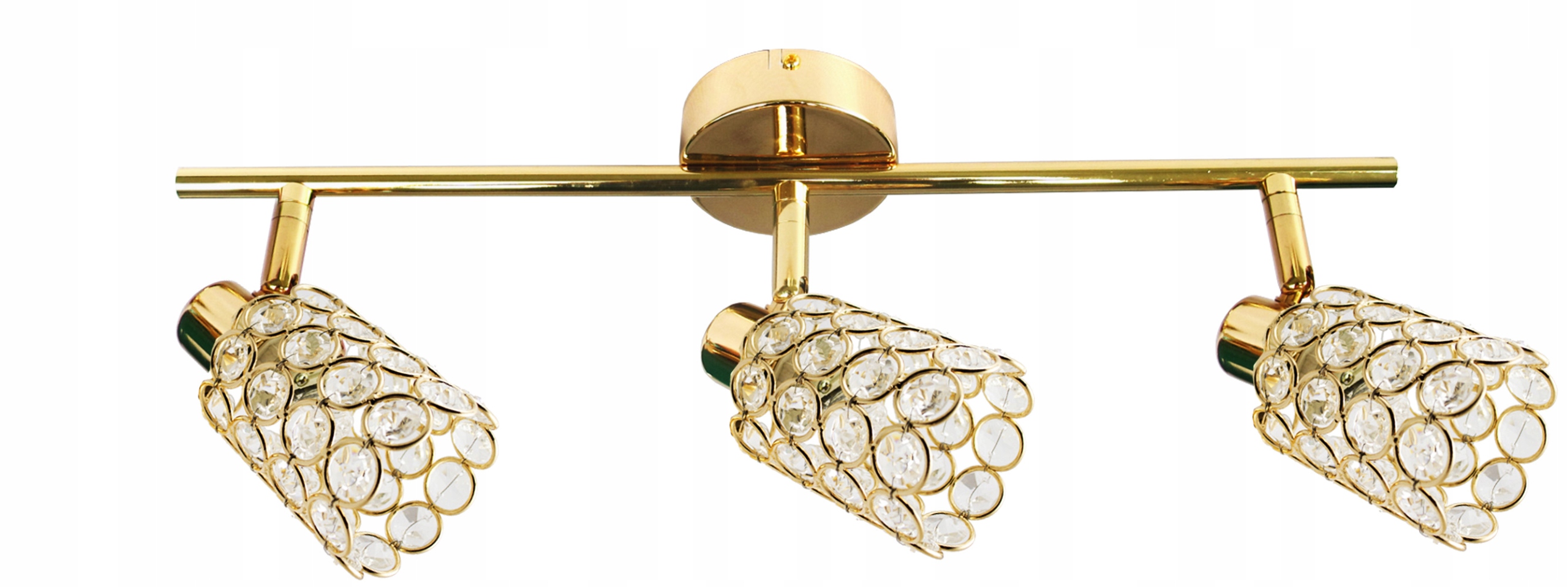 Zlatá lampa s krystaly 3XG9 York Candellux