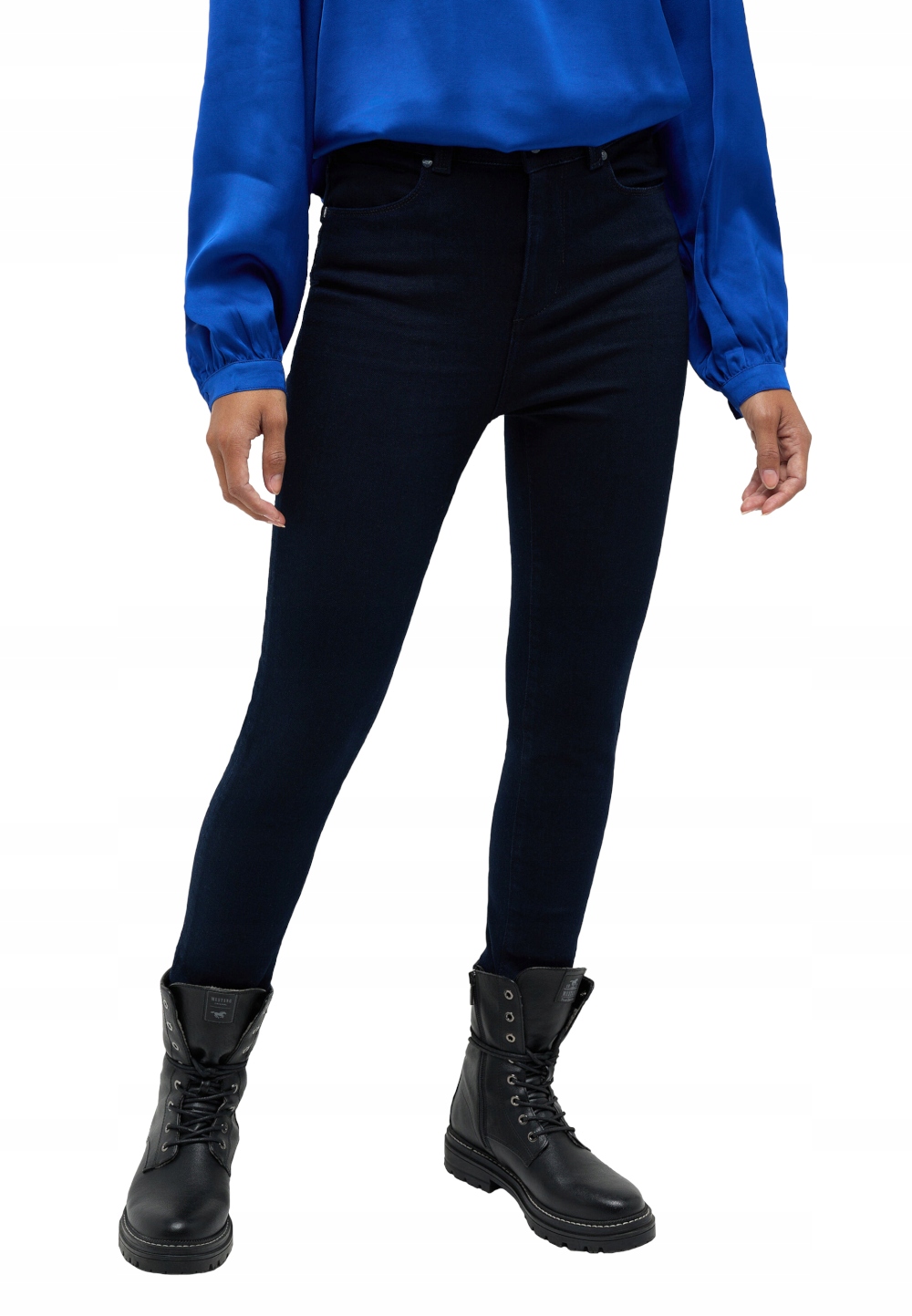 Mustang Dámské Džíny Úzké Nohavice Džíny Vysoký Pas 28/30