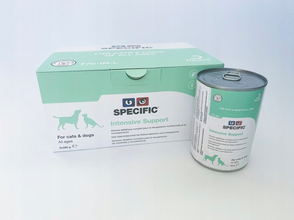 Krmivo tekuté pro psy a kočky Intensive Support F/c-in-l Specific 6x 395g