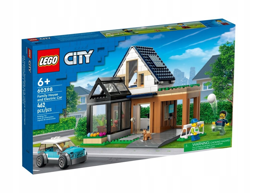 Lego City 60398 Rodinný dům a elektromobil Nové