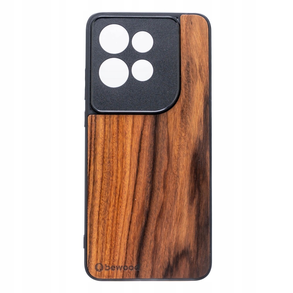 Dřevěné Pouzdro Bewood pro Motorola Edge 50 Neo 60 Neo Palisander Santos