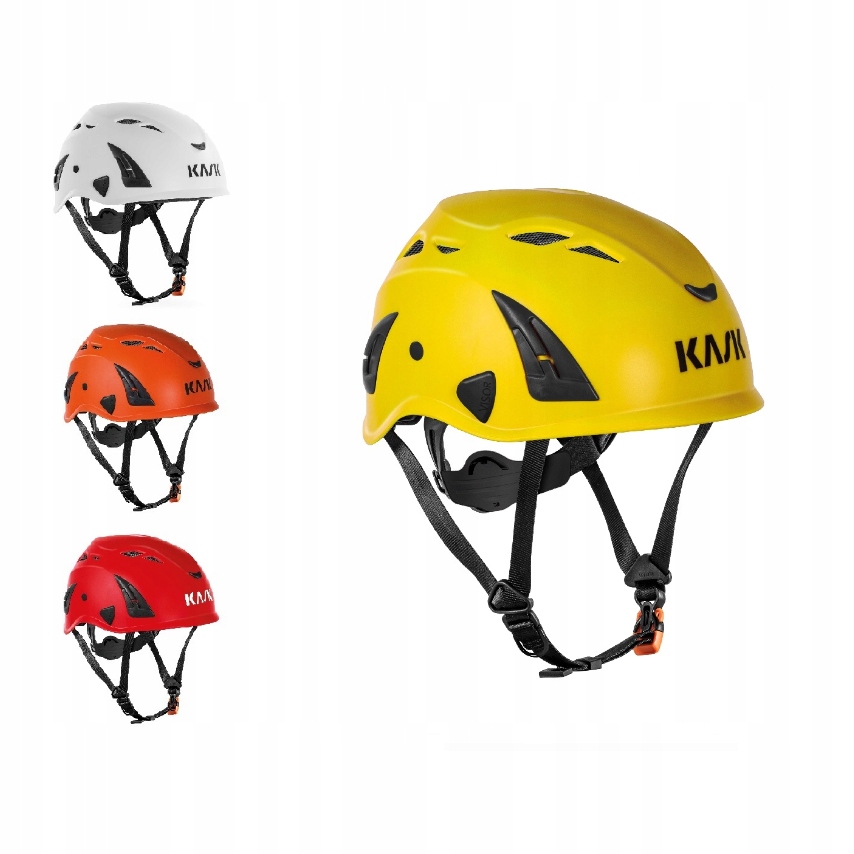 Kask Superplasma Aq żółty hełm ochronny przemysłowy Bhp budowlany plasma