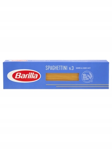 7X Barilla Spaghettini číslo 3