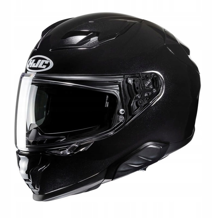 Integrálna Motocyklová Prilba Hjc F71 Solid Metal Čierna