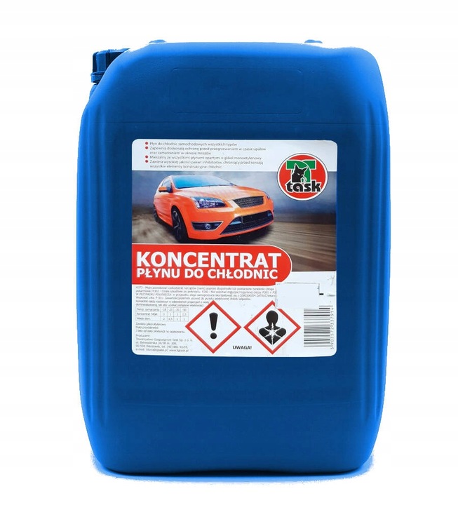 Koncentrat płynu do chłodnic Task niebieski 20 l