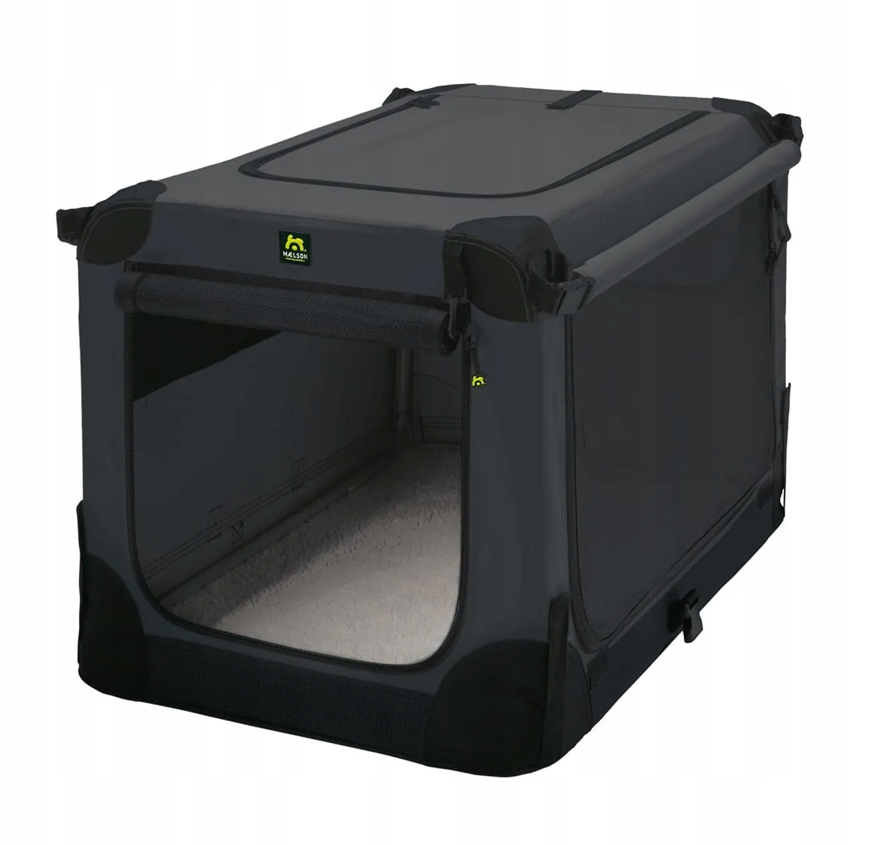 Maelson Soft Dog Kennel materiałowy transporter dla psa, antracytowy XXL