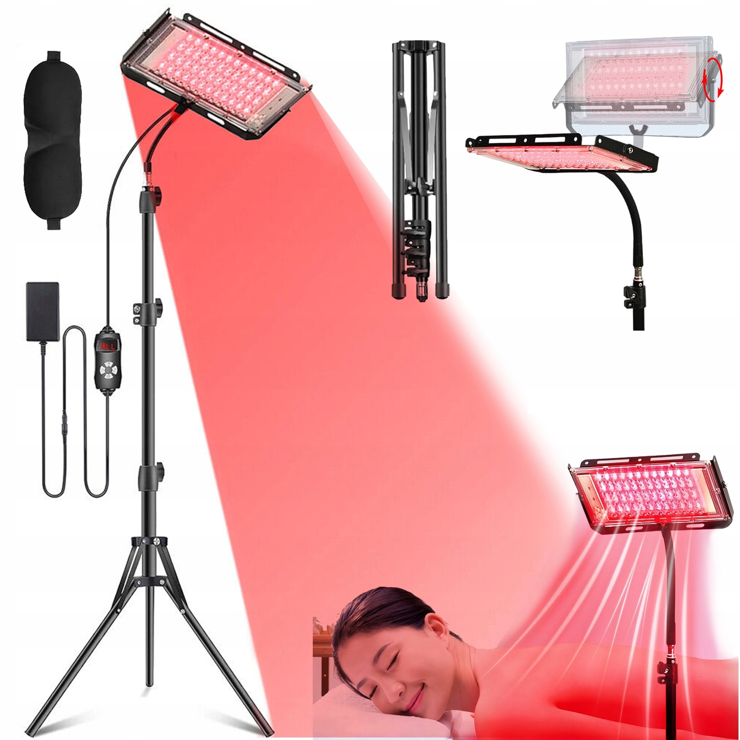 12V Lampa Do Terapii Cieplnej Na Podczerwień Lecznicza Z Funkcją Timera