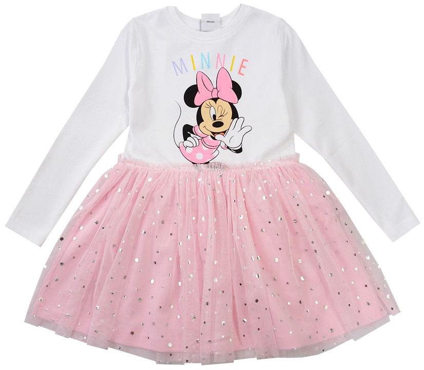 MYSZKA MINNIE SUKIENKA TIUL BROKAT 128 R408K