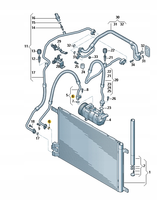 Audi OE 3d0260749c прокладка