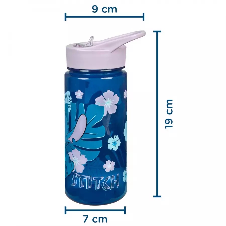 BIDON NA WODĘ 500ml ŚNIADANIÓWKA Z PRZEGRÓDKAMI STITCH STICH ANDZIA ANGEL Szerokość produktu 13 cm