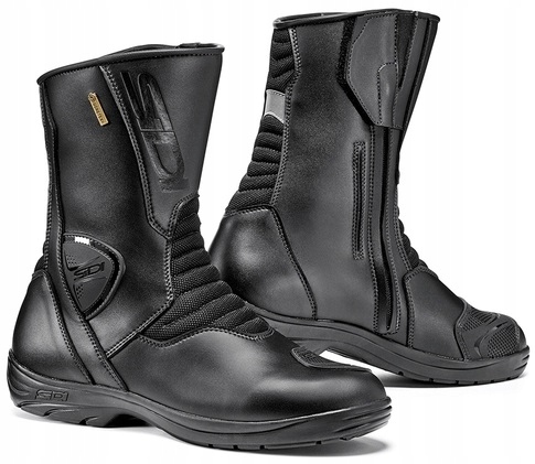 Pánske Turistické Motocyklové Topánky Sidi Gavia Gore-tex Black/black 44
