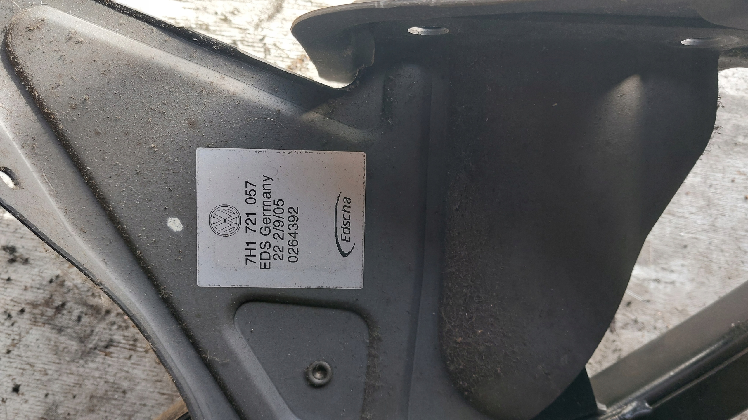 VW T5 PEDAL brakes holder sensor 7H1721057 04-> r.