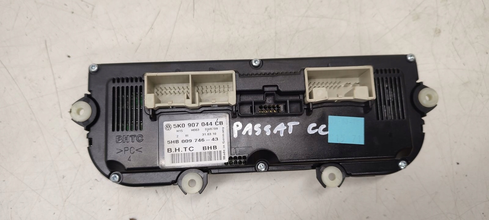 Panel klími klimatizaci VW Passat CC 2,0 TDI