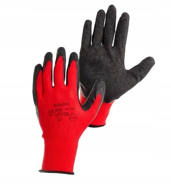Rękawiczki Rękawice robocze roz7 Latex 1 Para