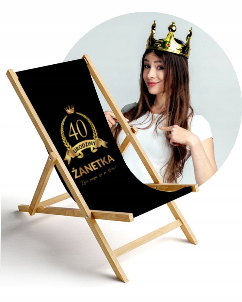 Lehátko na Královské Narozeniny 18 20 30 40 50 let s jménem a rokem