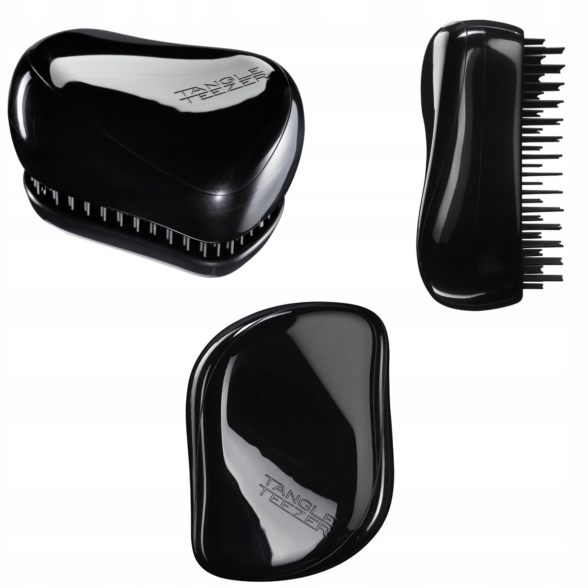 SZCZOTKA DO WŁOSÓW TANGLE COMPACT TEEZER CZARNA Typ szczotki