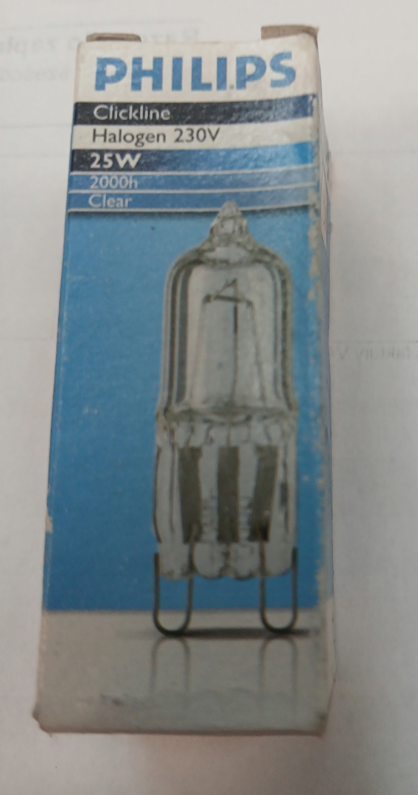 Żarówka G9 230V 25W Halogen Philips