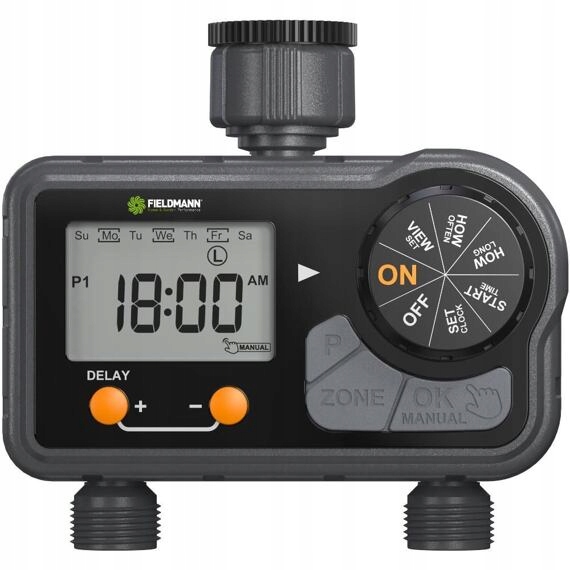 Fieldmann Fzh 2025 2-zónové zavlažovací hodiny digitální, doba zavlažování