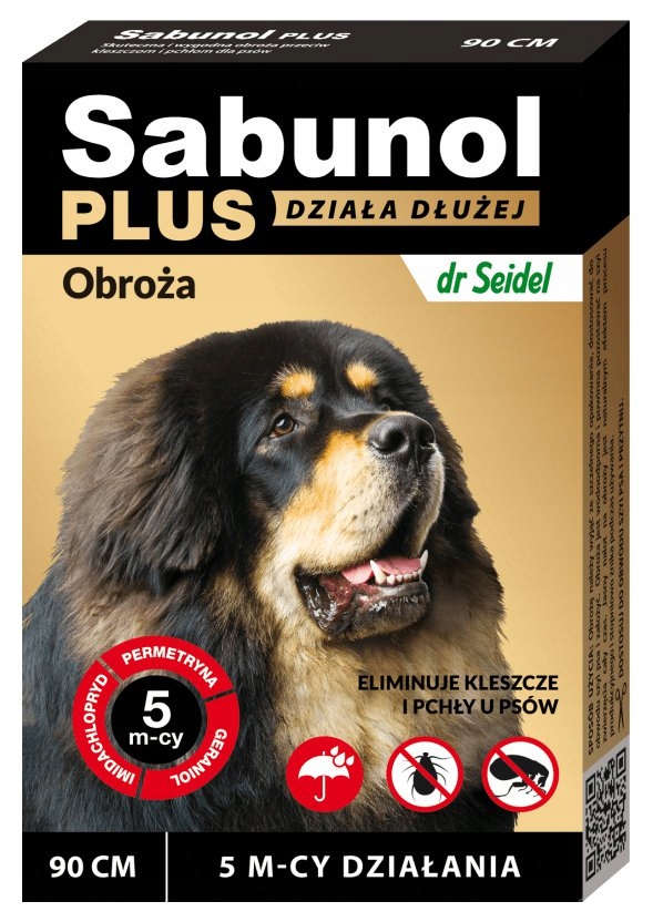 

Dr Seidel Sabunol Plus Obroża na 5-mcy 90cm