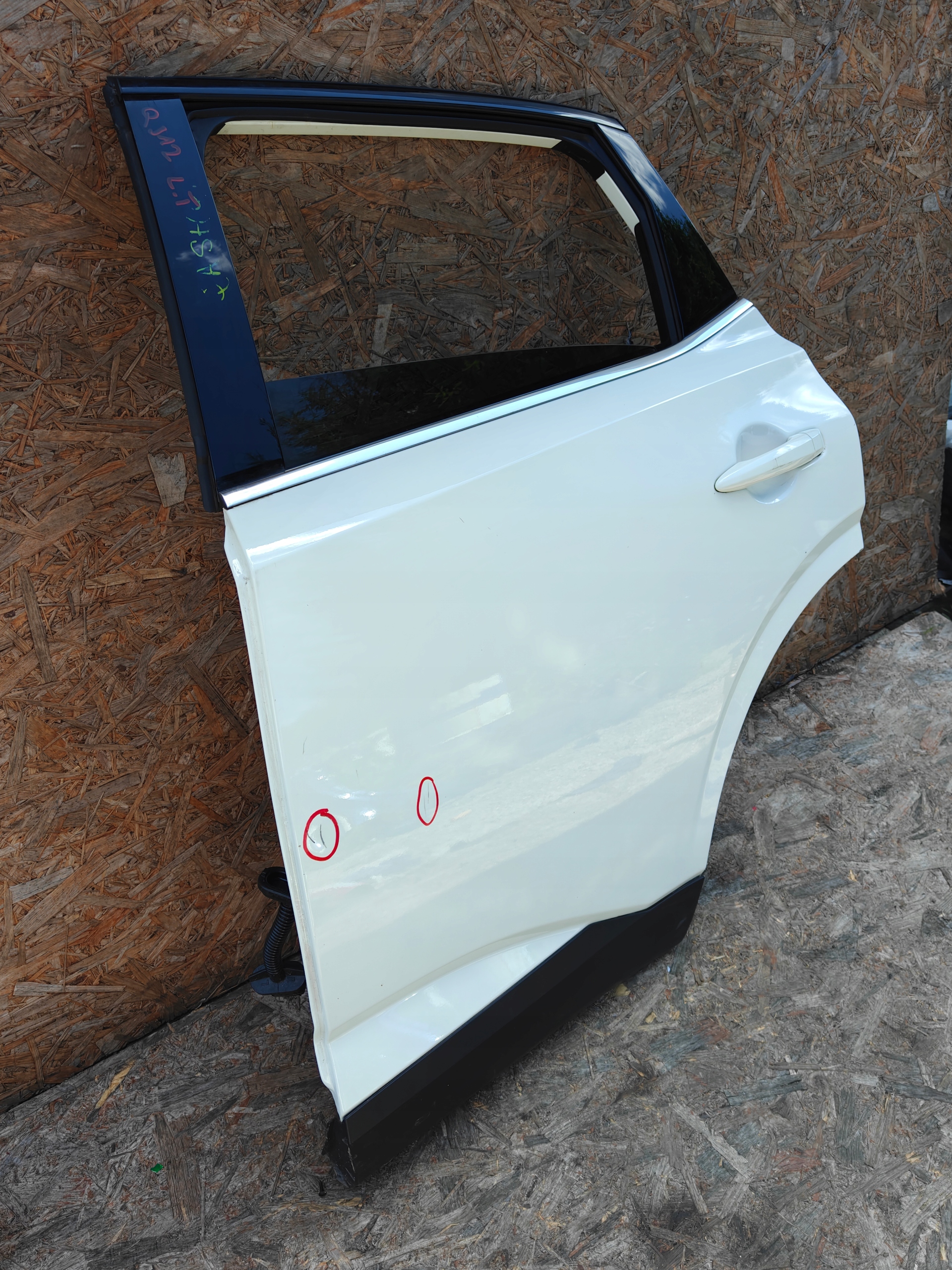 door complete left rear. left rear part NISSAN QASHQAI J12