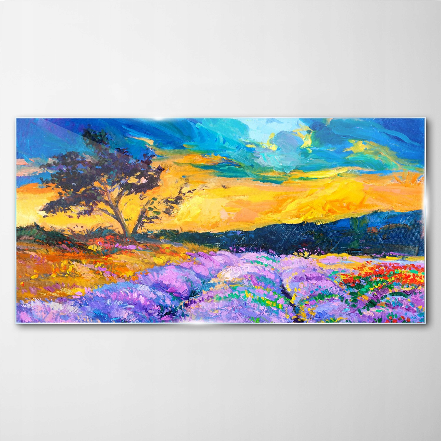 

Obraz szklany Drzewo niebo zachód słońca 140x70 cm