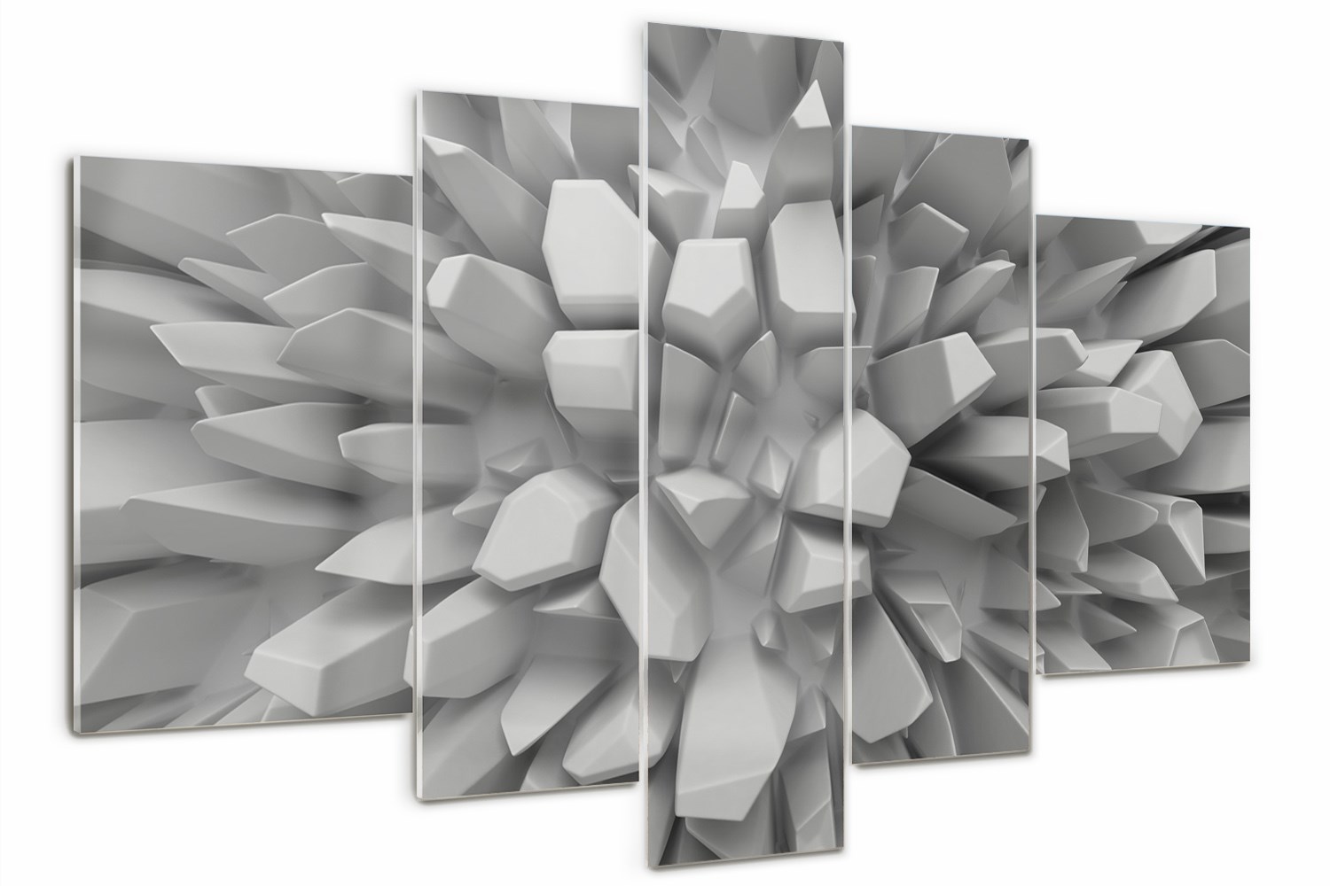 Foto Sklenený obraz veľký triptych 3D abstrakcia