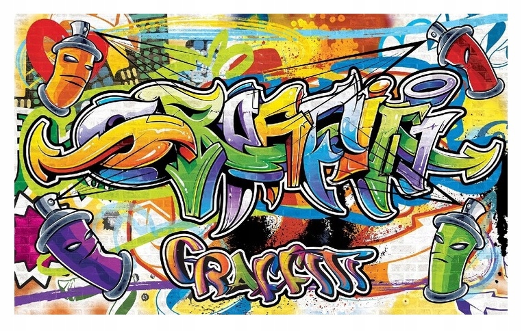 Fototapeta Graffiti Mládež 3D Vinyl 254x184