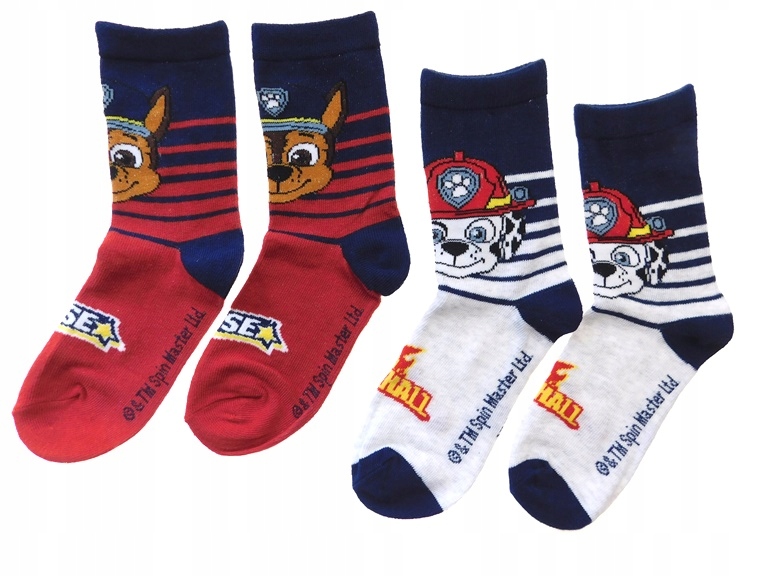 

Psi Patrol Zestaw 2PAK Skarpetki Bawełna_ 31-34