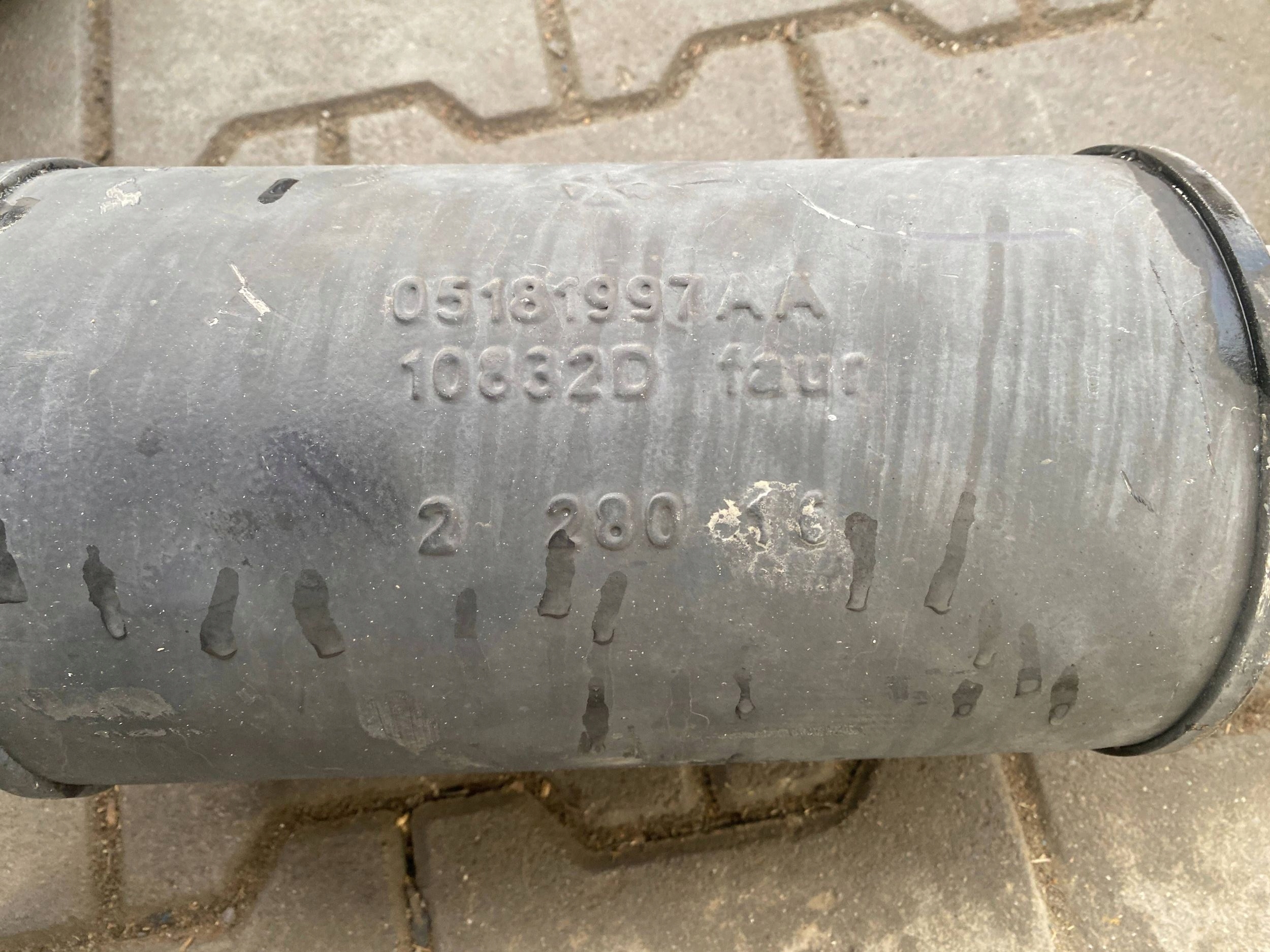pipe exhaust complete exhaust pipe przepustnice 6.4 SRT Dodge Charger 2015+