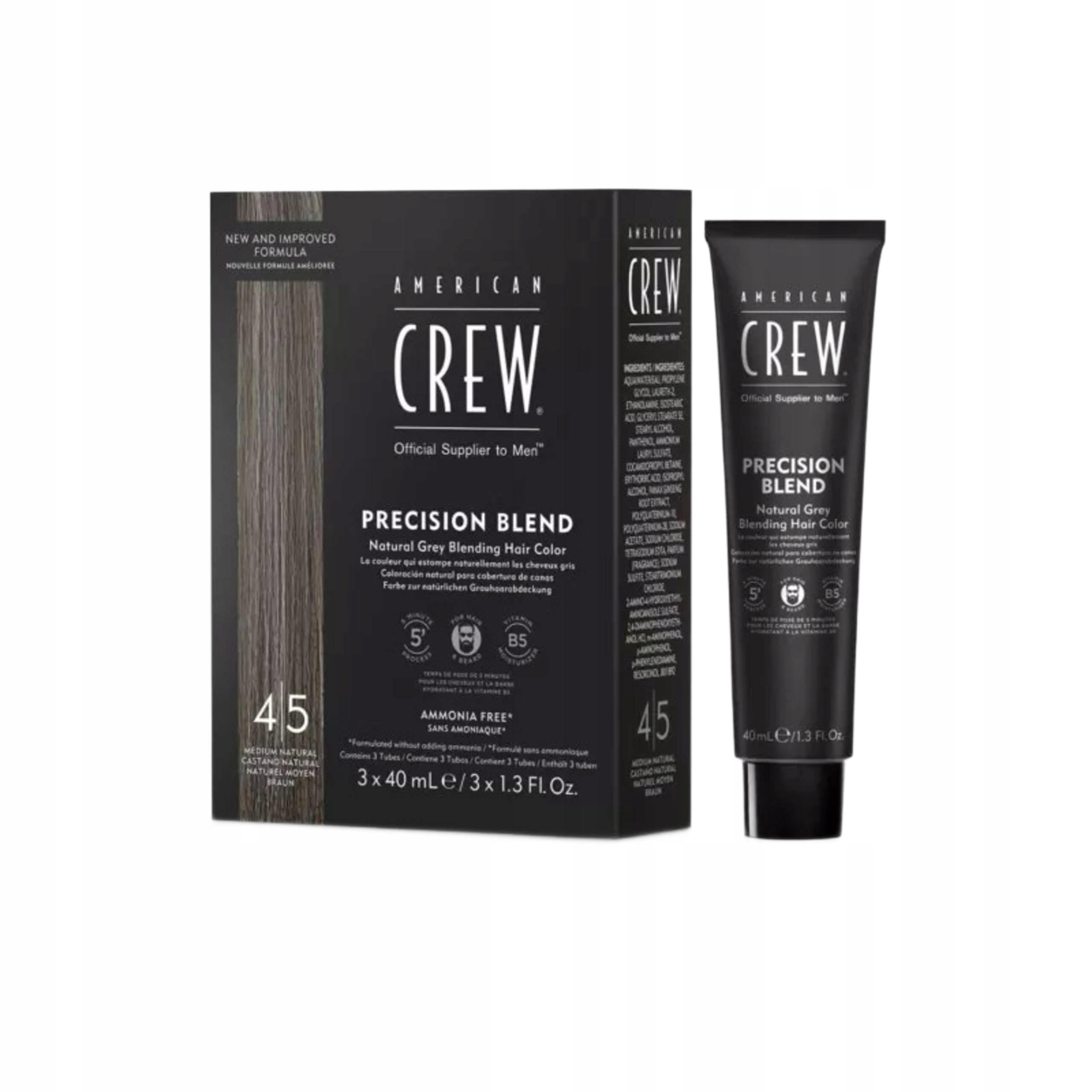 American Crew Precision Blend odličovač pro muže 3x40 ml Medium 4/5