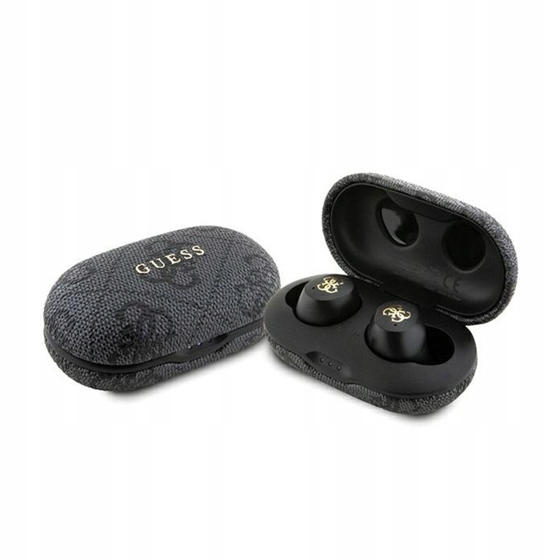Guess 4G Metal Logo Bluetooth sluchátka Tws Enc pouzdro (černé)