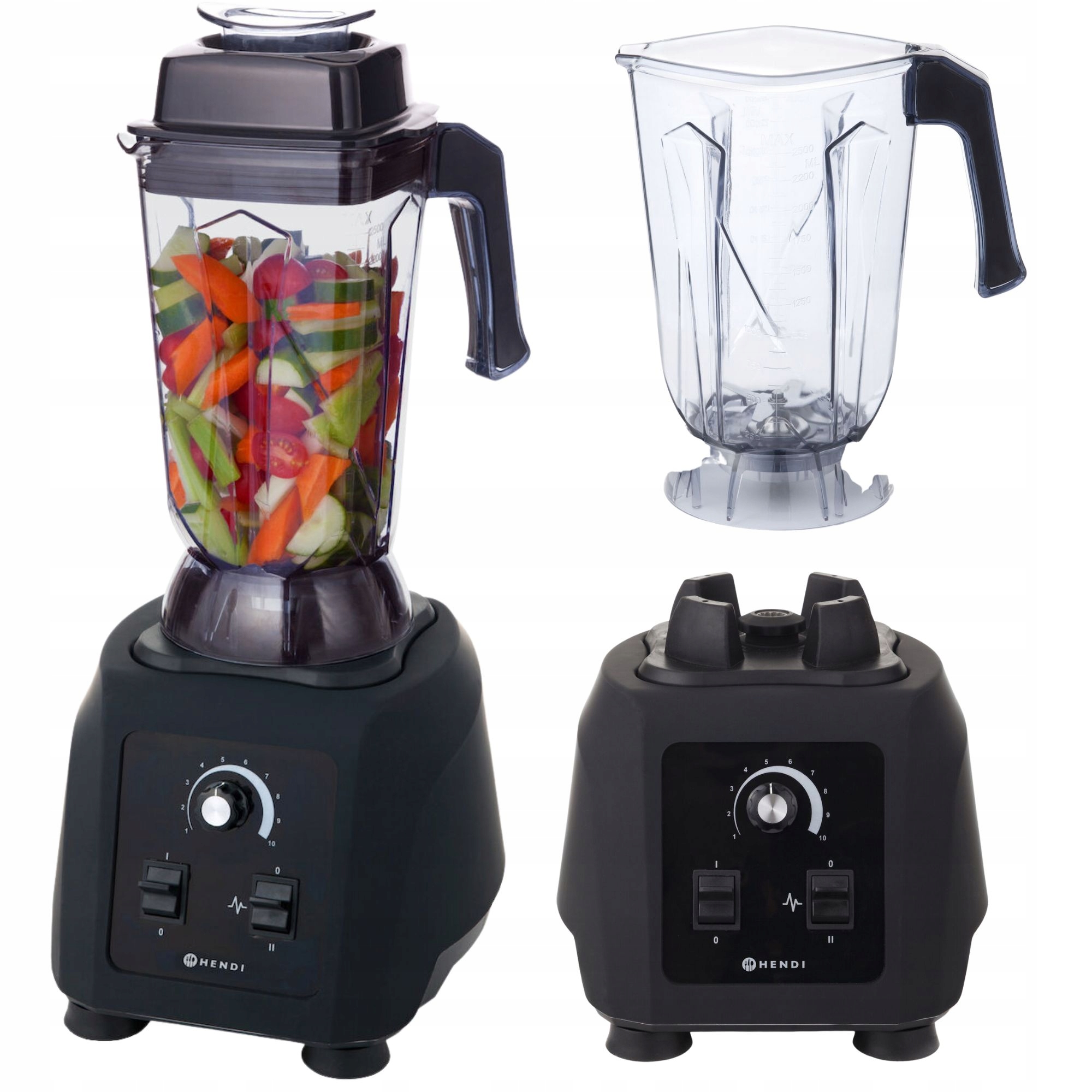 Blender Profesjonalny Barowy Do Kawiarni Restauracji 2,5l Hendi 230718