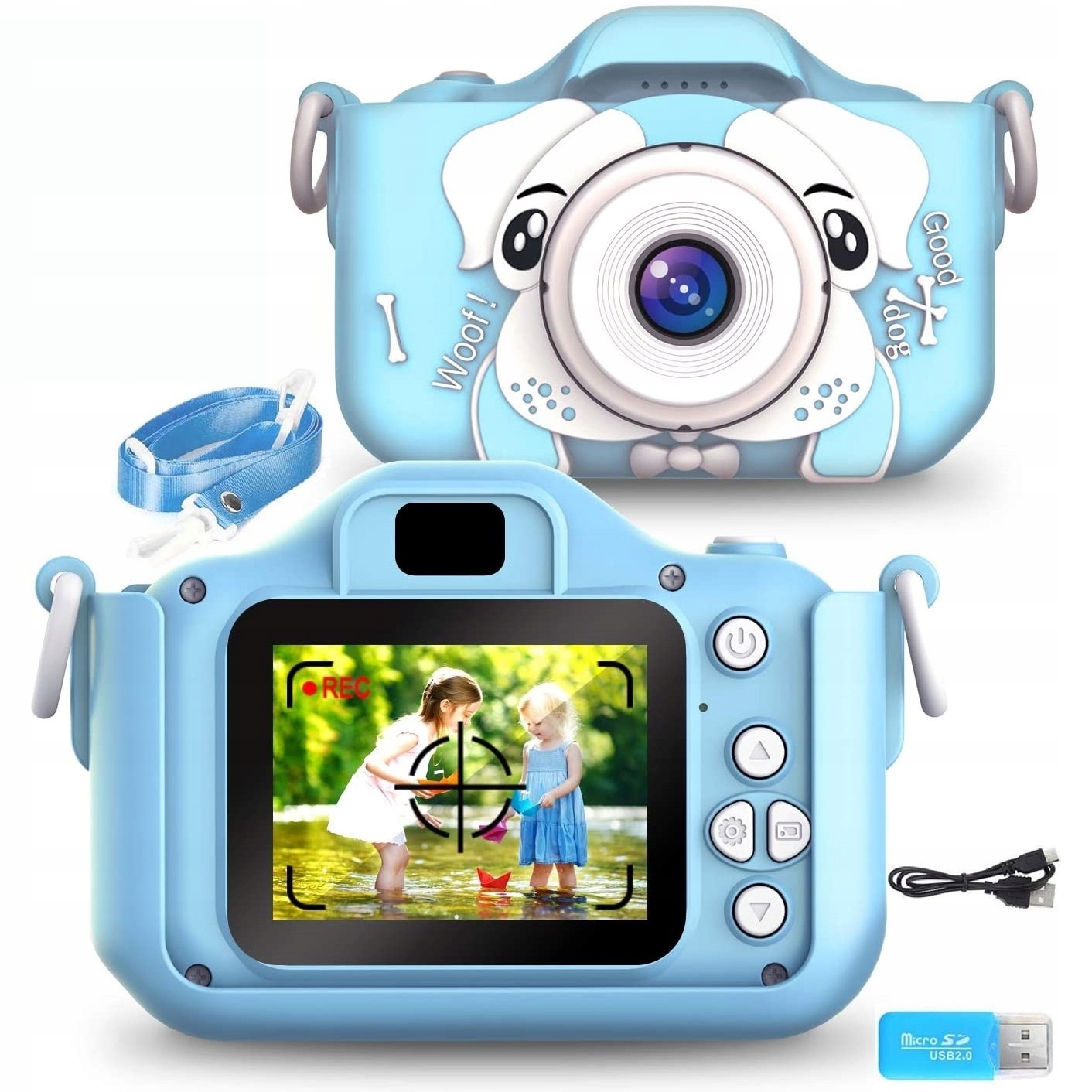 

Cyfrowy aparat dla dzieci Buldog Full Hd 40 Mpx