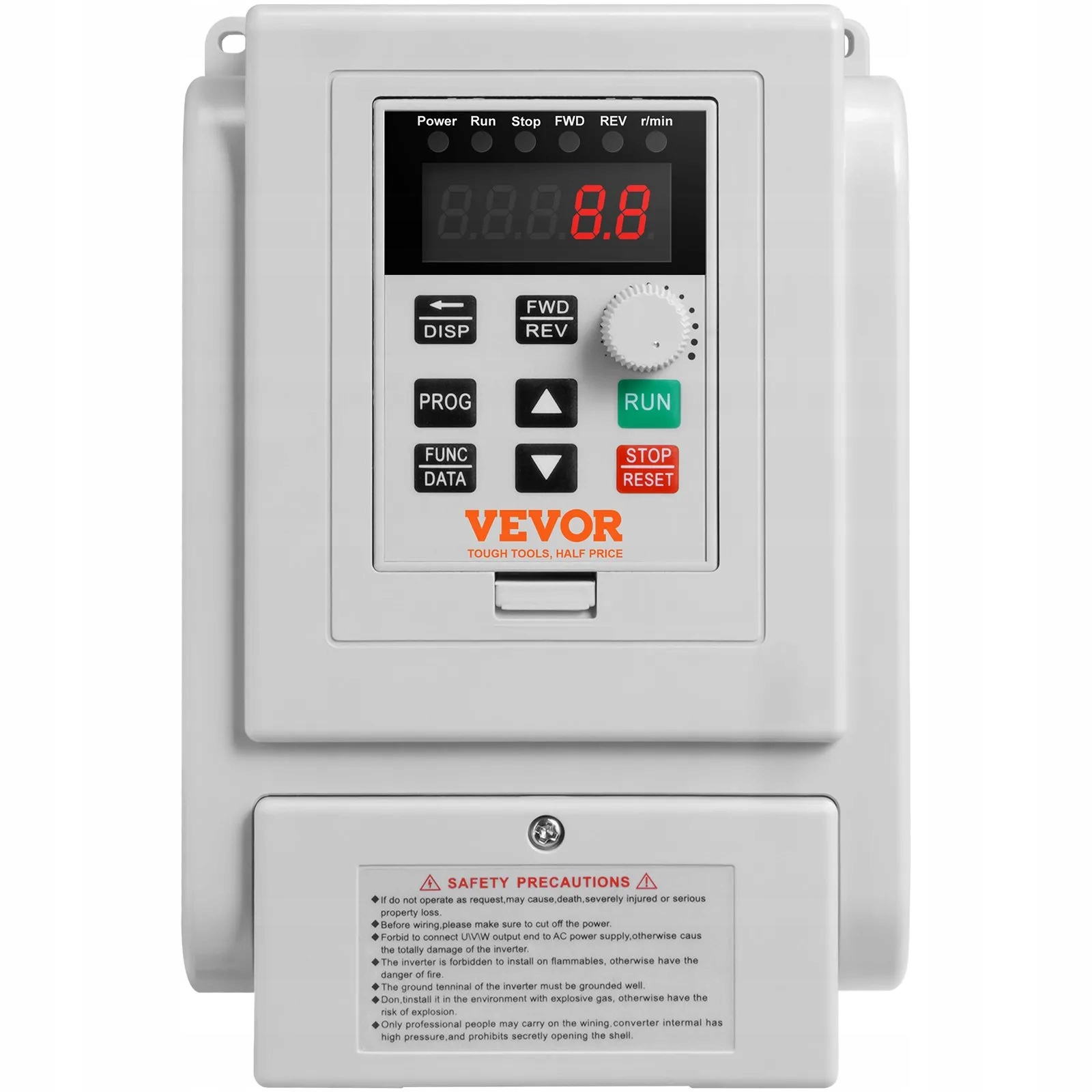 Měnič Vfd 2.2 kW 3HP 10A pro 3-fázový motor, plynulá regulace otáček