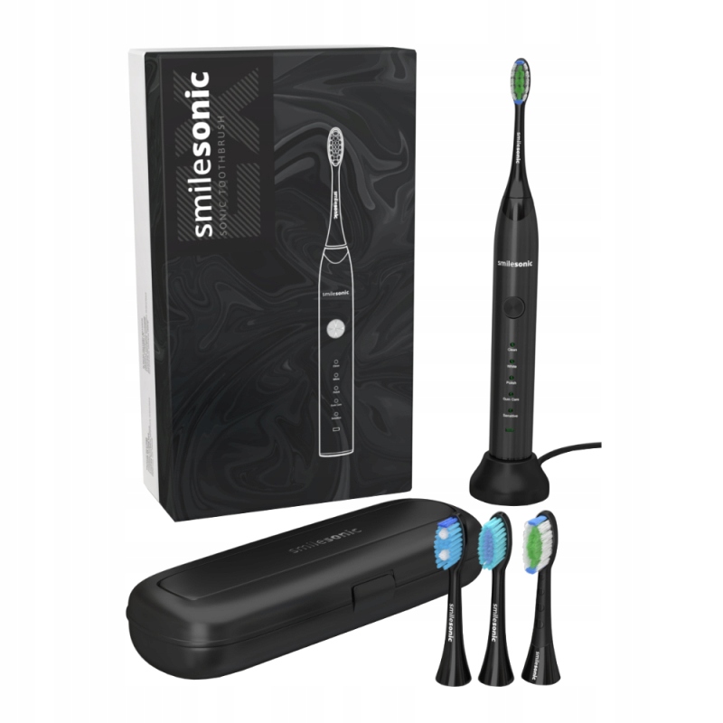 

Smilesonic Ex Black szczoteczka soniczna Czarna