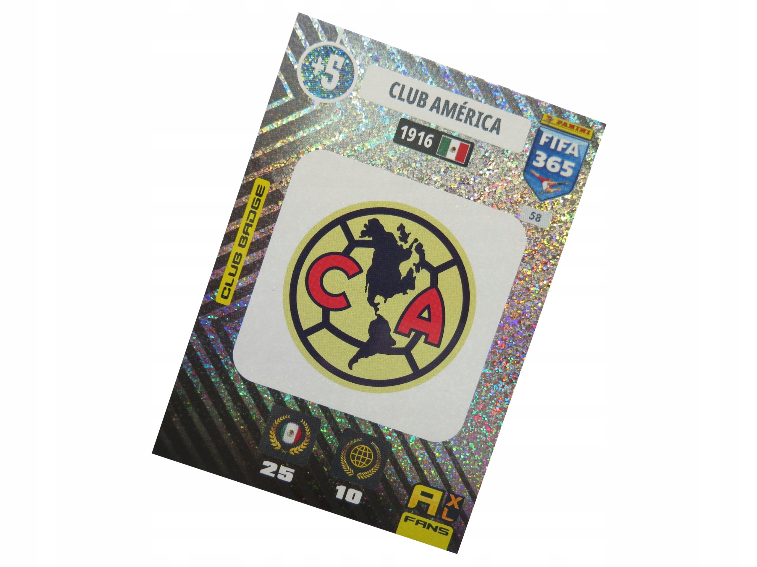 Panini Fifa 365 2021 Karty Piłkarskie Fans Club Badge Logo Club America 58