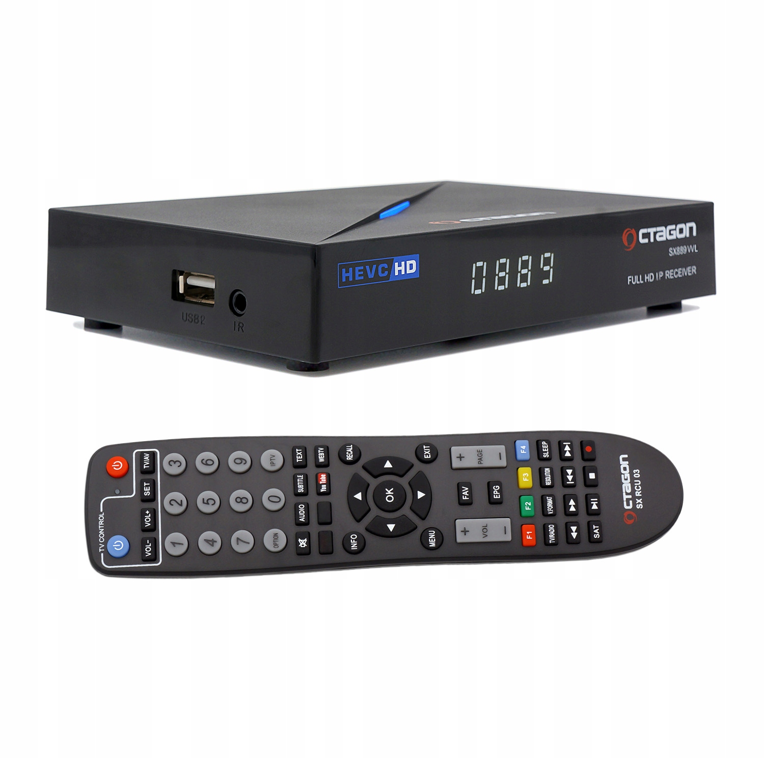 Octagon SX889 Wl Iptv Box Linux Hevc H.265 FullHD