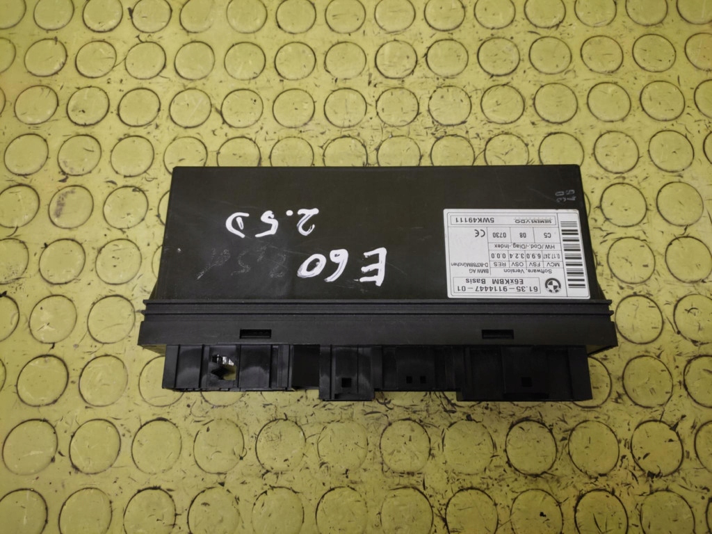 BMW E60 Unité commande confort 9114447