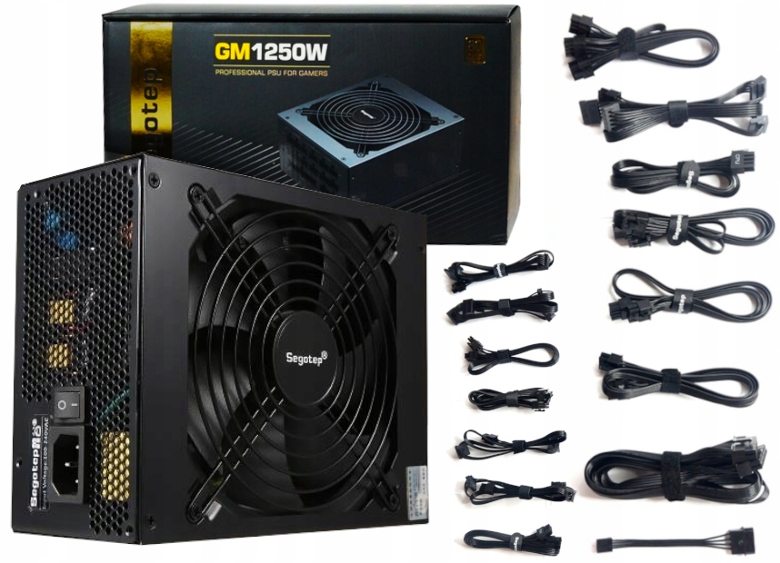 Segotep Napájecí Zdroj 1250W 80+ Gold Pro Bagry Btc Eth