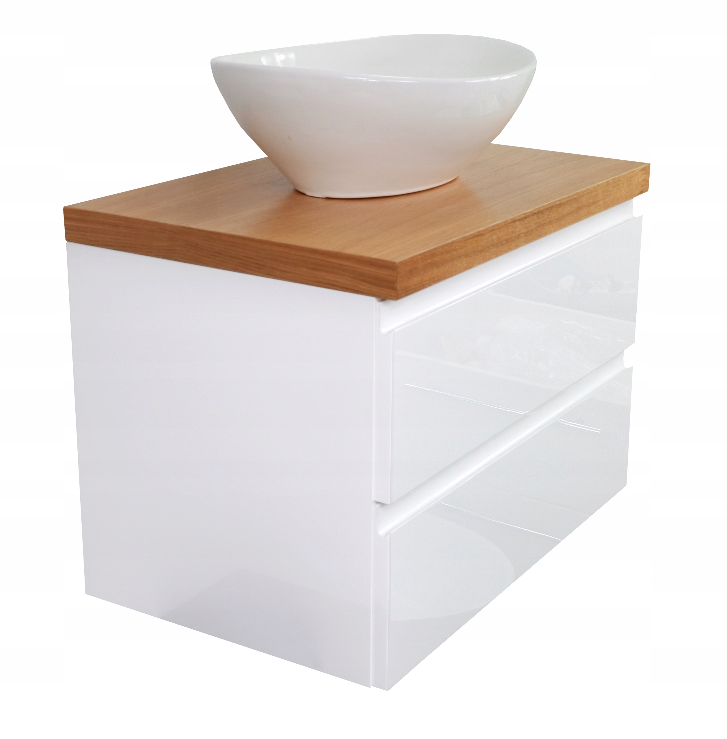 

Szafka Łazienkowa Z Blatem Dąb! Uchwyt Frez! 80 CM