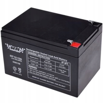 

Akumulator Żelowy Agm Gel OT12-12A 151x98x100mm