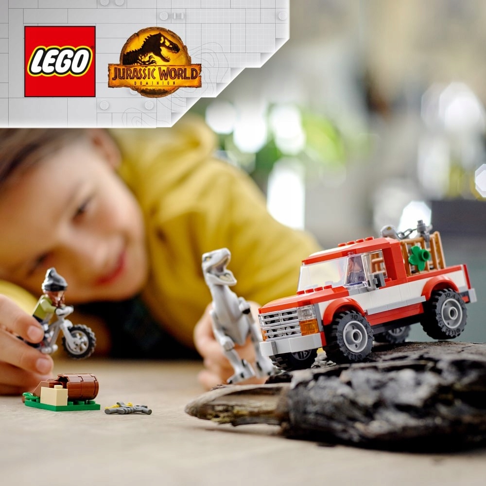 LEGO JURASSIC WORLD 76946 Schwytanie welociraptorów Blue i Bety Numer produktu 76946