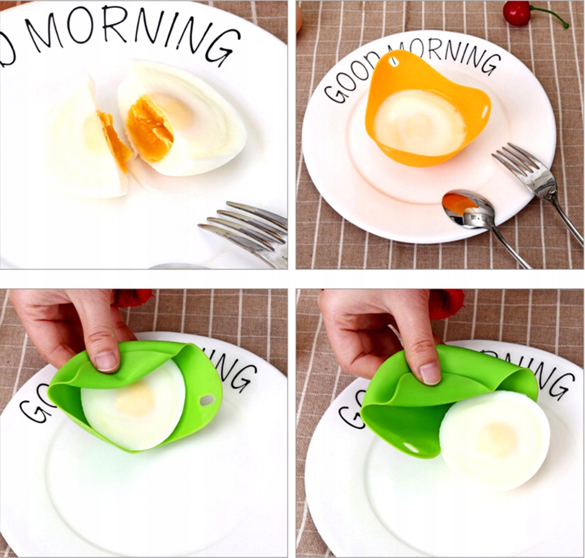 AG669A SILIKONOWE NACZYNIE DO GOTOWANIA JAJEK 4 SZ Rodzaj forma otwarta