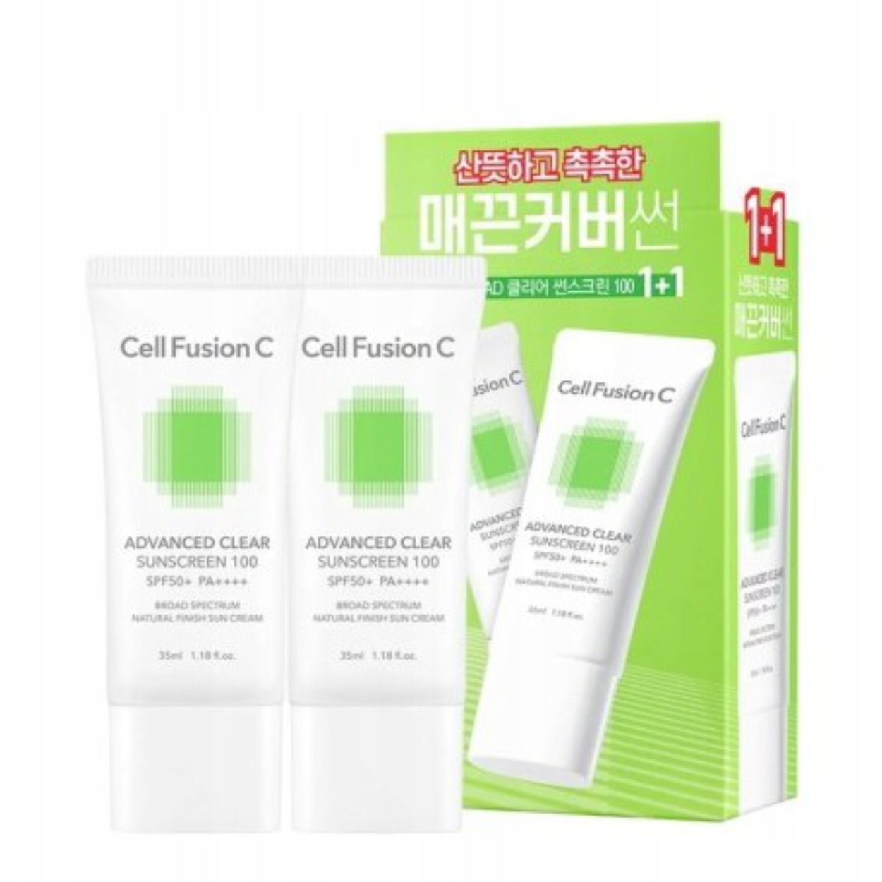 Cell Fusion C Advanced Clear Sunscreen 100 Spf 50+/PA++++ 35 ml 35 ml