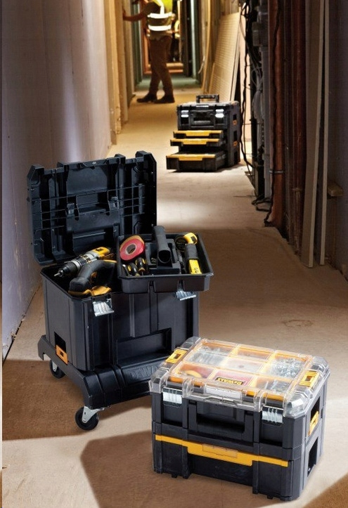 WÓZEK JEZDNY PLATFORMA DO SKRZYŃ NARZĘDZIOWYCH TSTAK DeWalt Wysokość produktu 18 cm