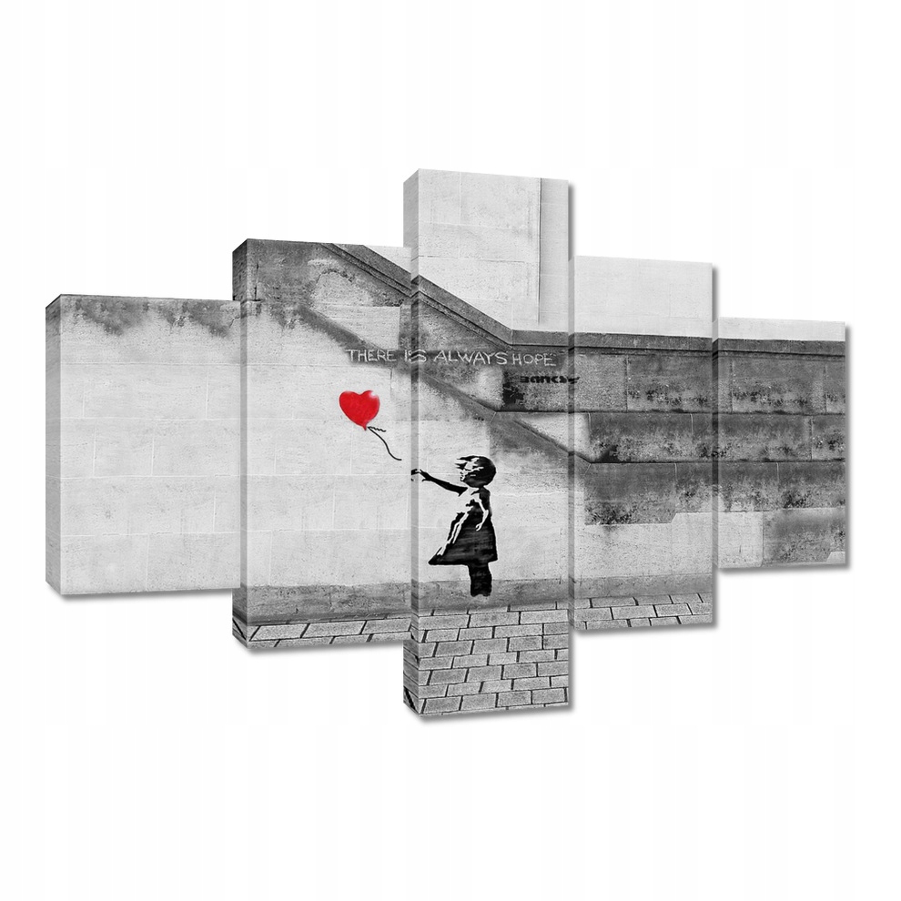 

Obraz 100x70 Banksy Dziewczynka