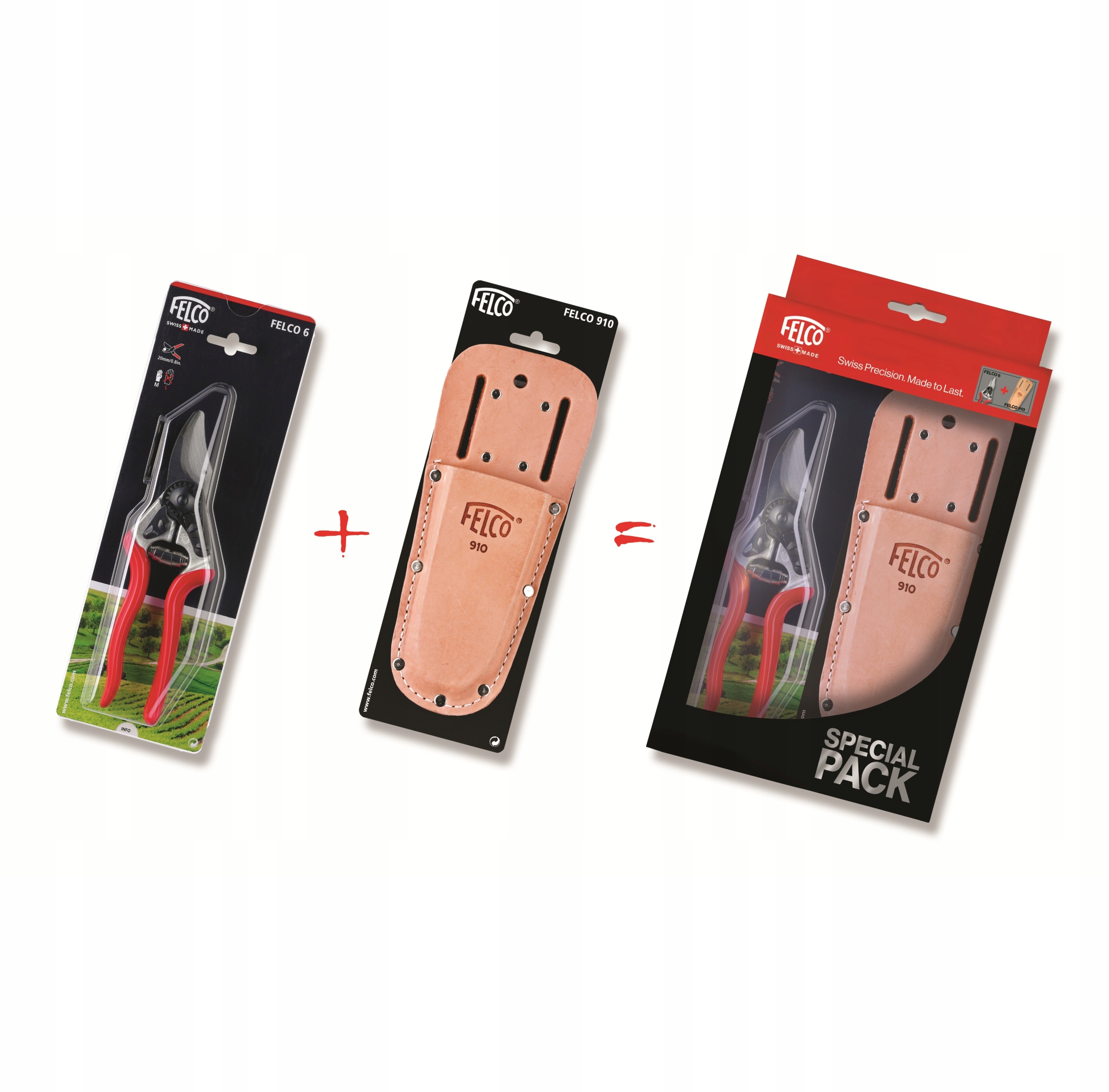 Nožnice Felco 6 Kožená Kabúra Na Nožnice 910 darčeková sada