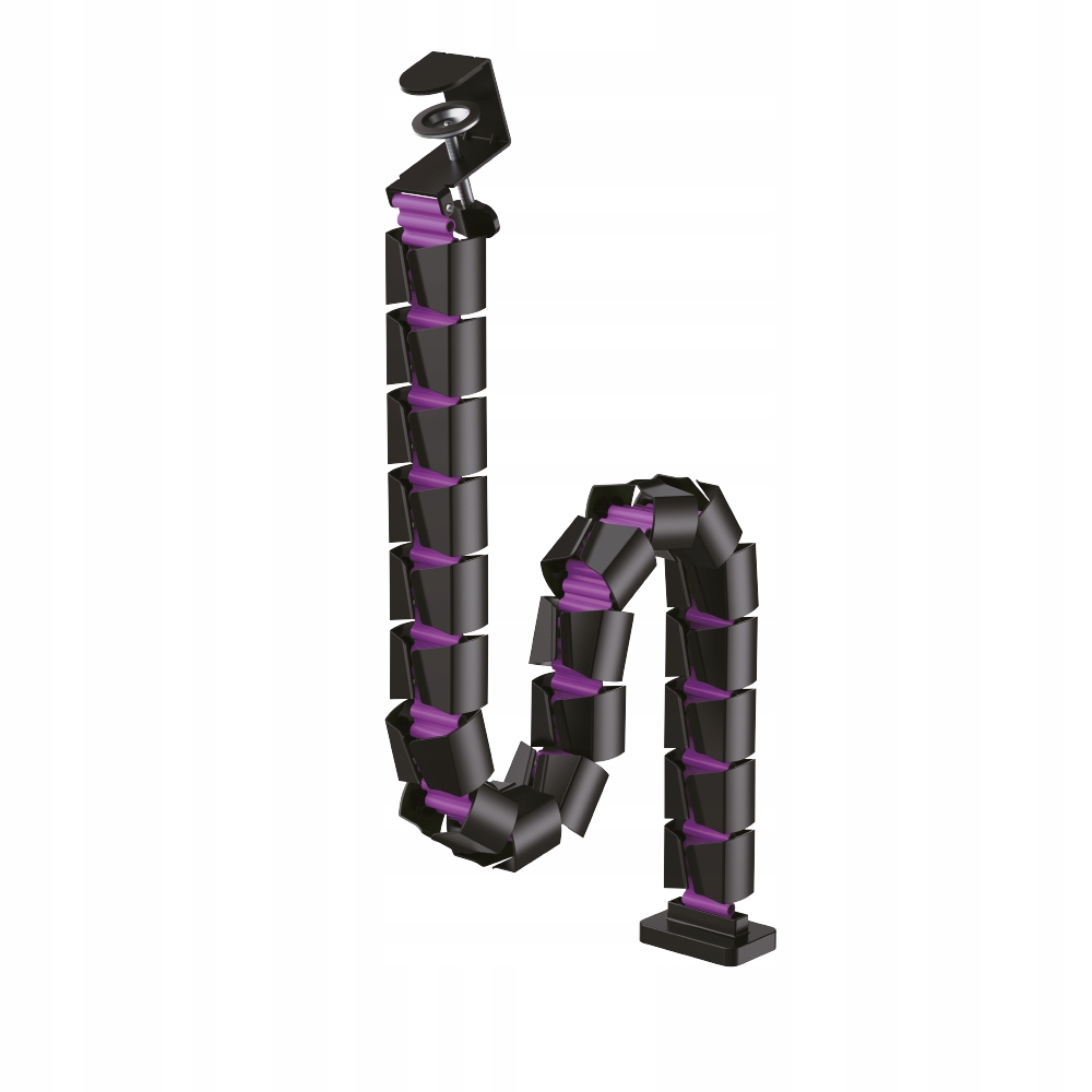 Organizér kabelů SPK-131BP černý s držákem