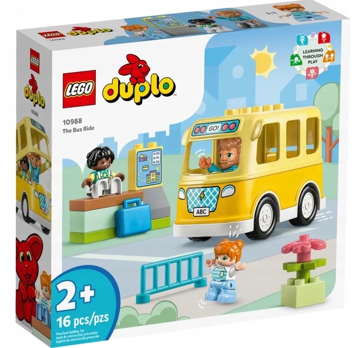 LEGO DUPLO PRZEJAŻDŻKA AUTOBUSEM 10988