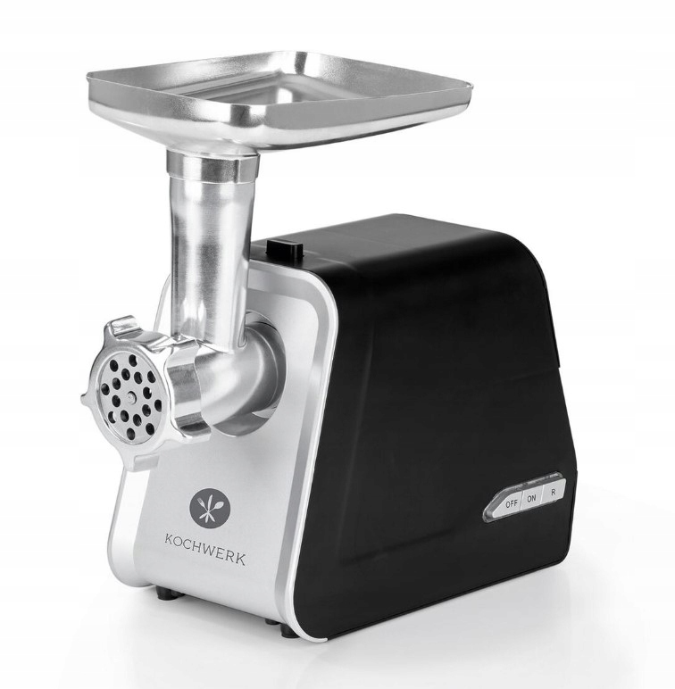 Mlýnek na maso Klobásy 4v1 stříbrno-černý 2000 g masa/min.